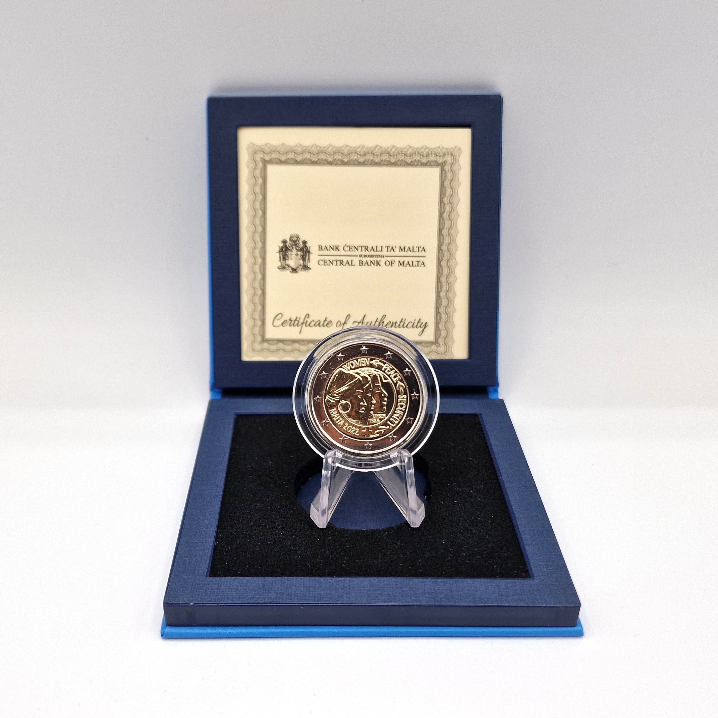 2022 Women's Peace and Security (UN) - 2€ Malta (BU in box)